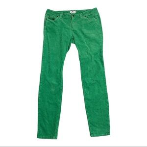 Vineyard Vines Green Corduroys Size 6